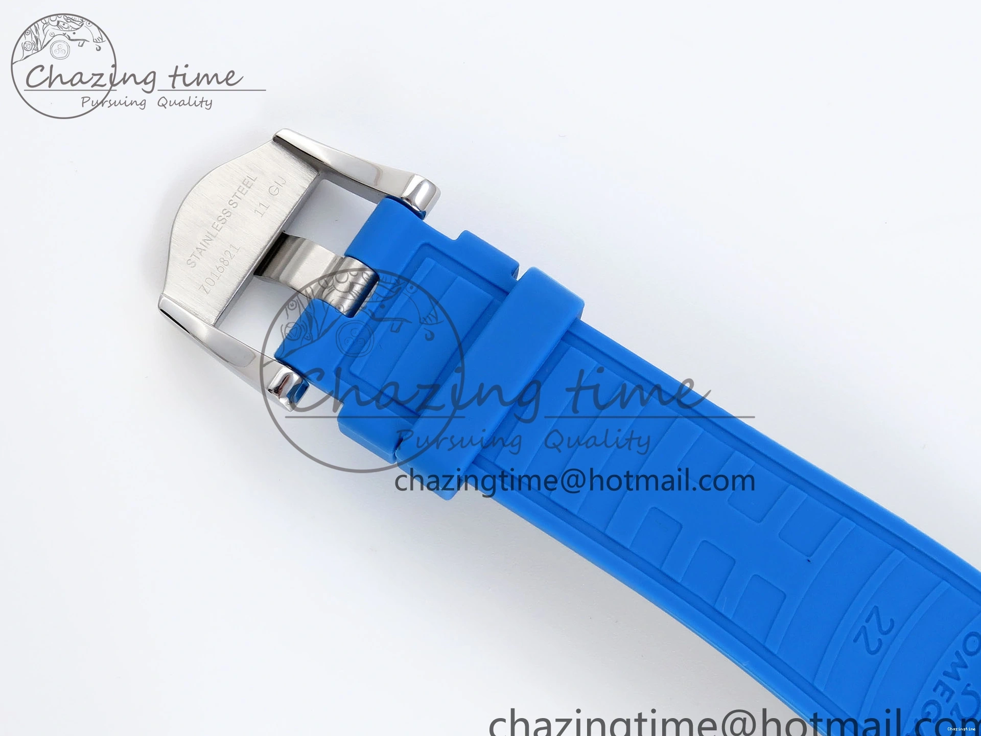 0506 SEAMASTER PLANET OCEAN 6000M ULTRA DEEP 45.5MM SS TF 1:1 BEST EDITION WHITE DIAL BLUE BEZEL ON RUBBER STRAP A SunProtective 7762